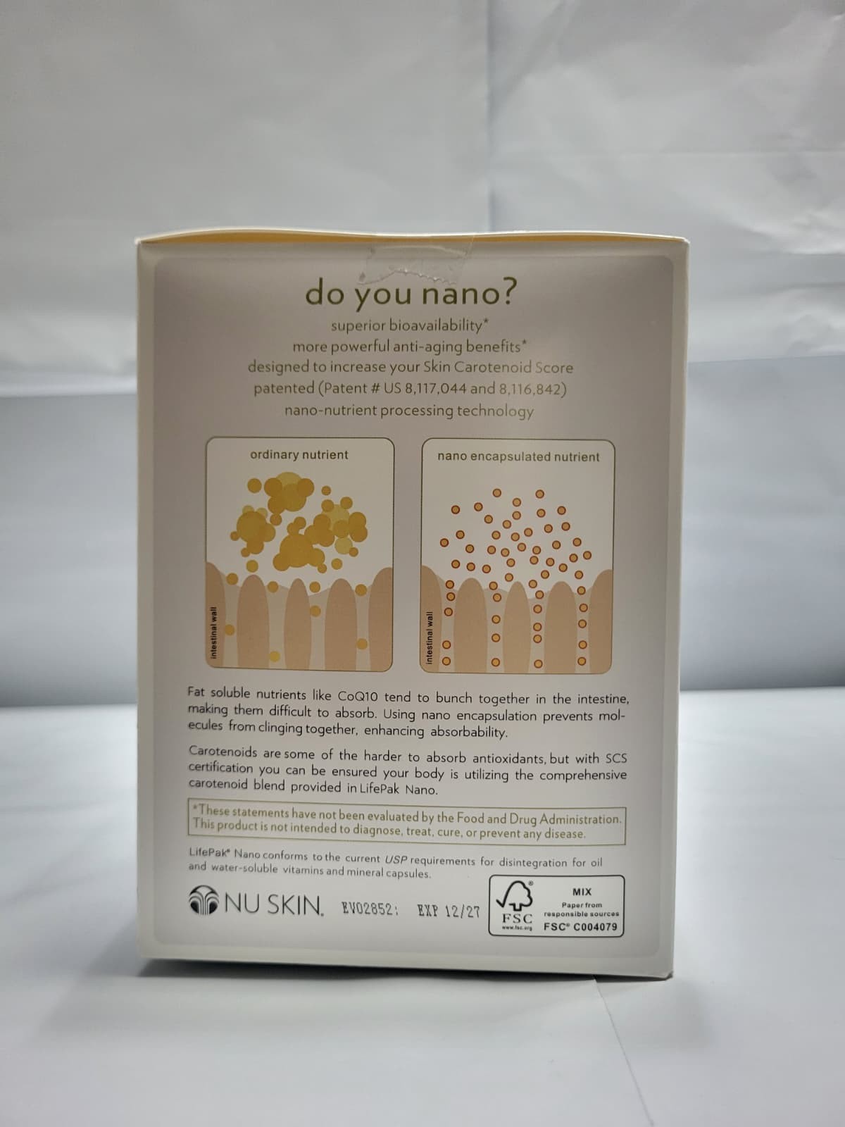 New Nu Skin Pharmanex Lifepak Nano, 60 packets, Exp 12/2027