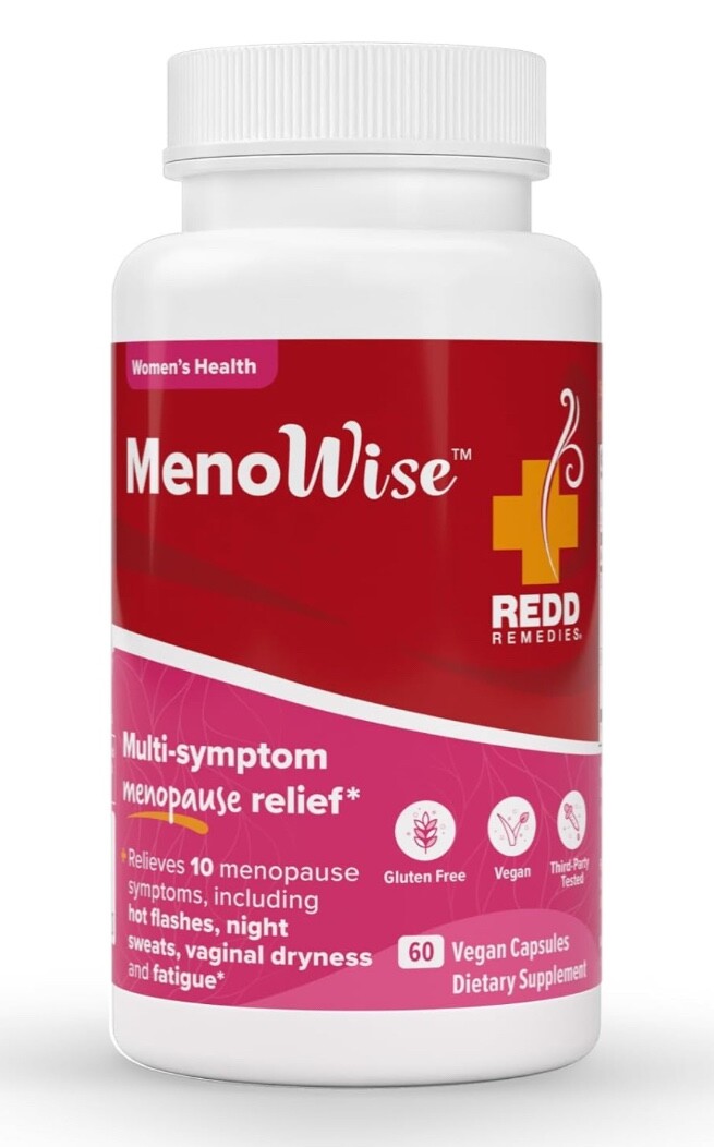 Redd Remedies MenoWise Multi Symptom Menopause Relief 60 Capsule Exp. 11/26