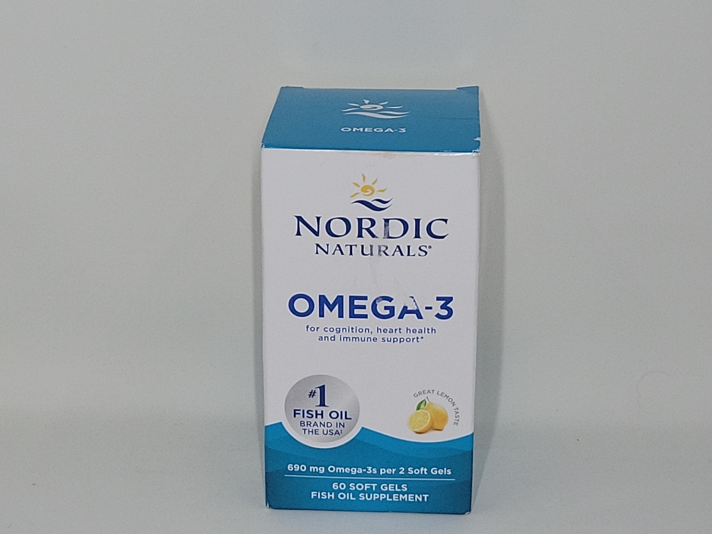 Nordic Naturals Omega-3 690mg Immune Support Softgel – 60 Count Exp 6/2026