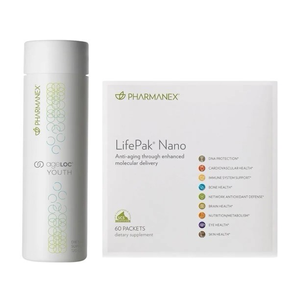 Nu Skin Lifepak Nano 60 packets & Ageloc Youth 120 Cap New Stock ships f Nuskin