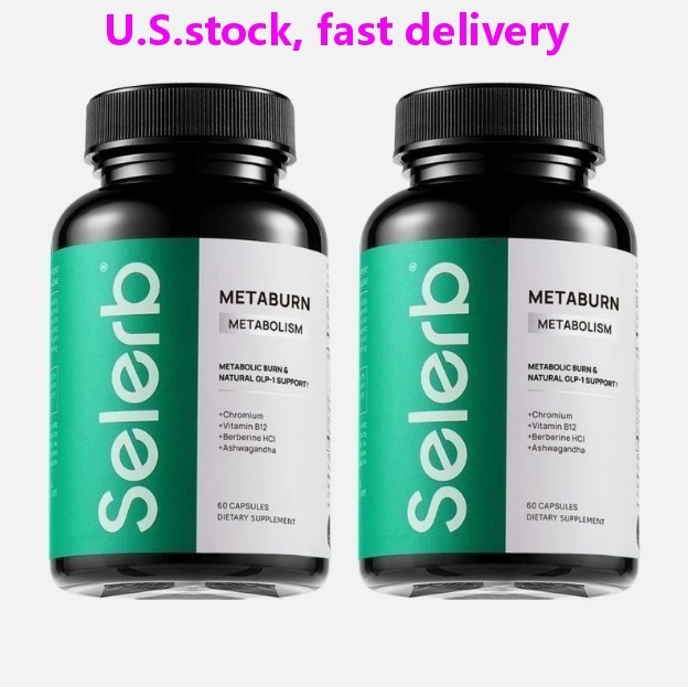 2 BOTTLES-Selerb Metaburn – Chromium, B12&Berberine HCl,60 Caps for Nutrient