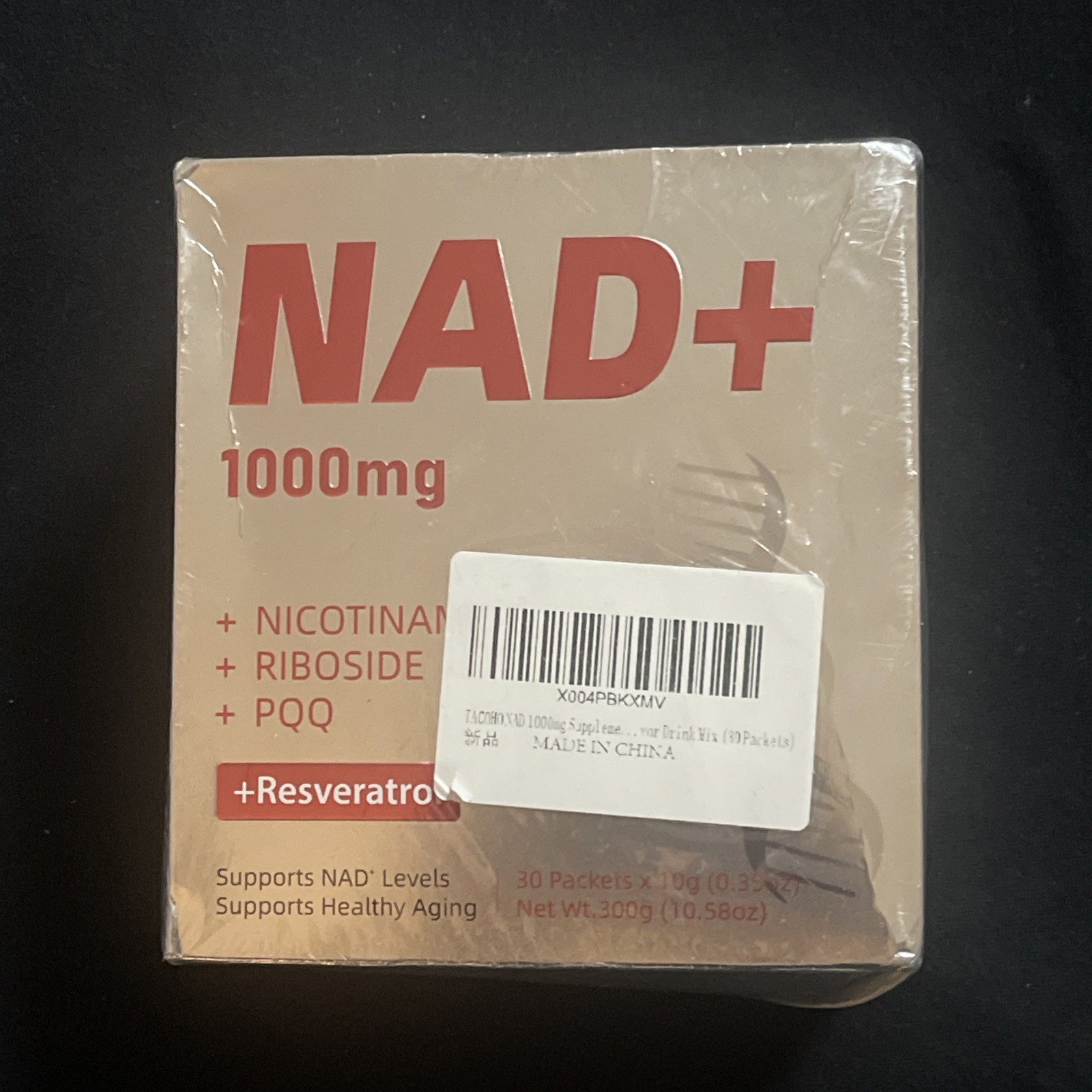 ZOOONE NAD+1000 Berry Flavor Drink Mix – Support Skin Aging Health, 30 Packets