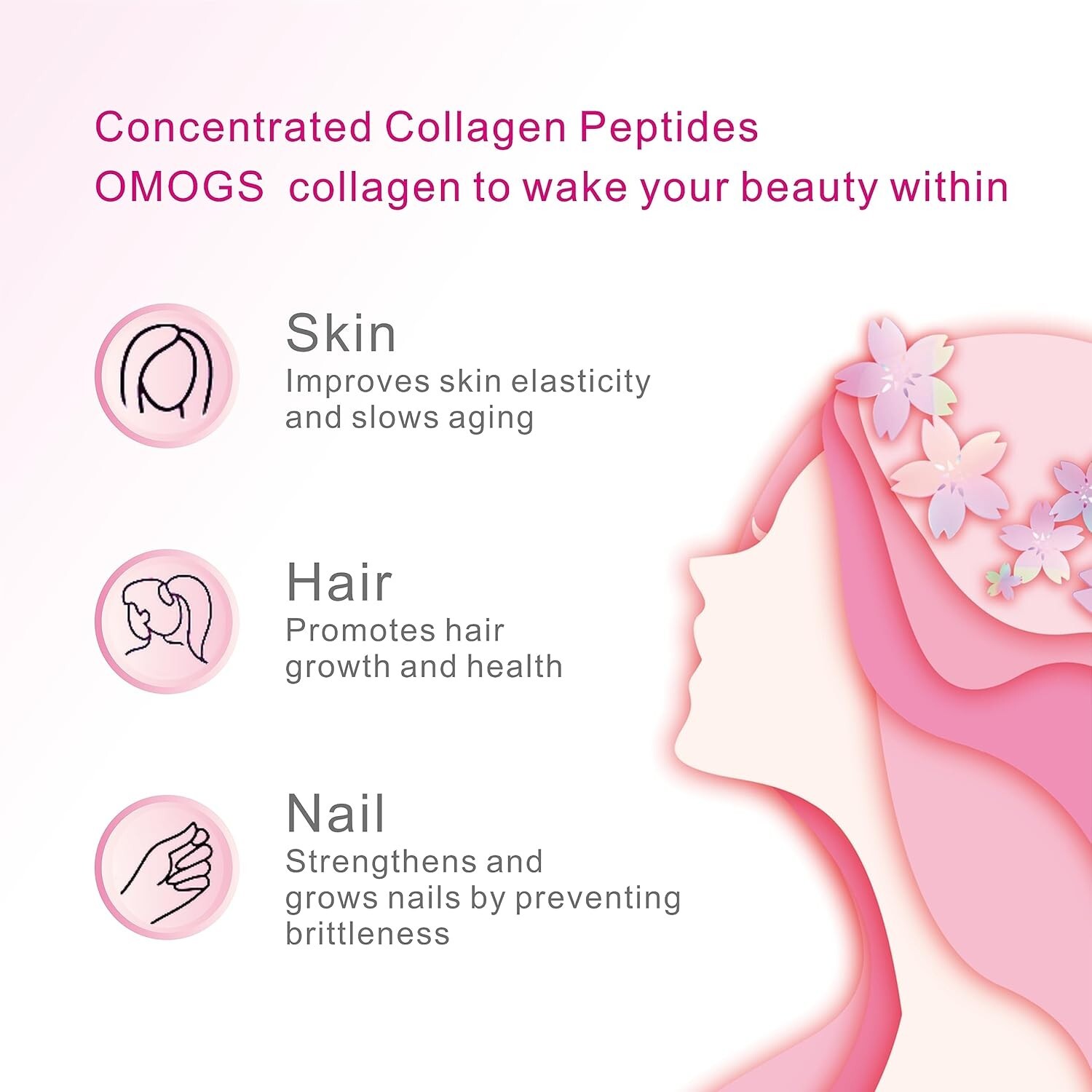 Grass Fed, Non-GMO, for Women & Men Collagen Peptides Powder 30 Packets – USA
