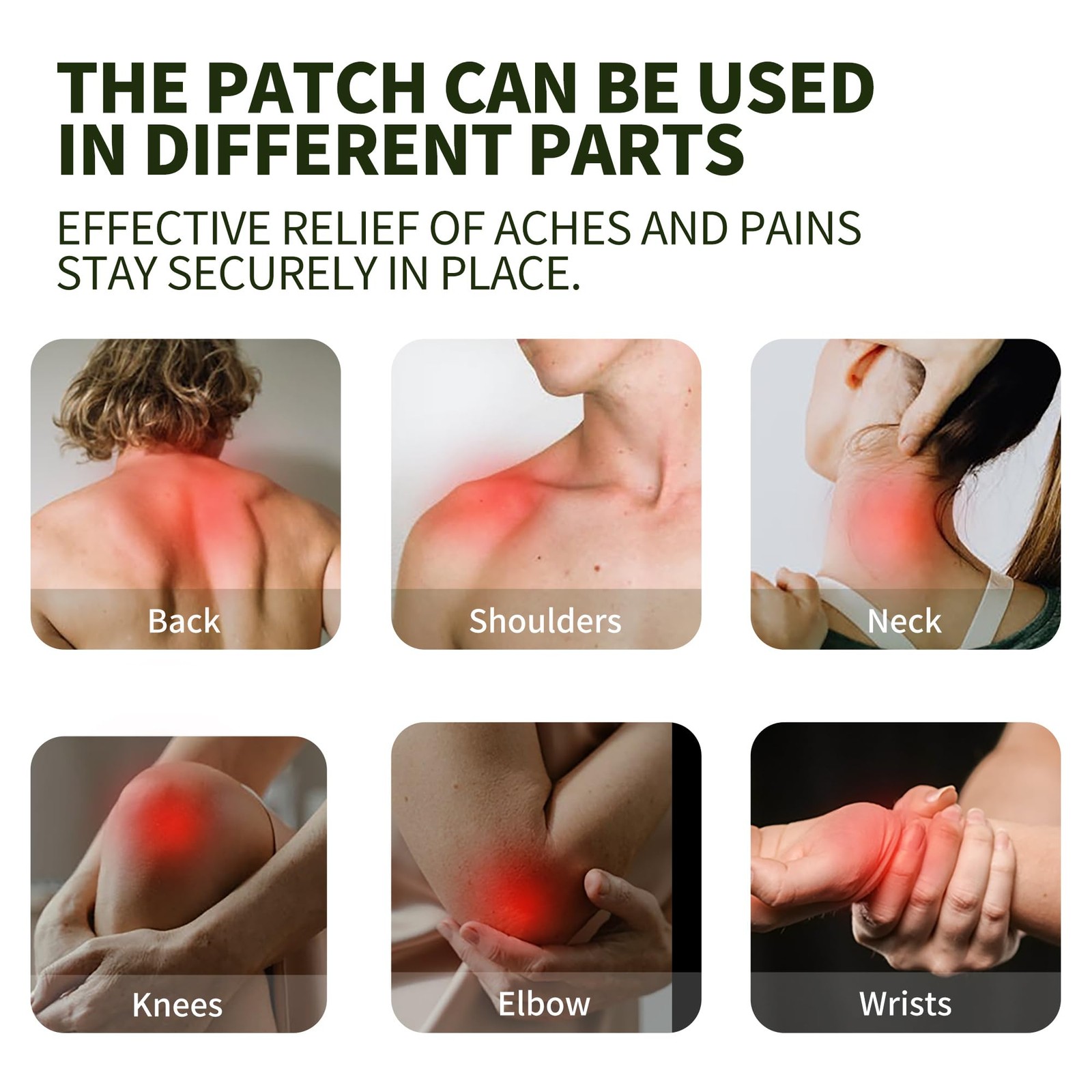 Analgesic Plaster Patches – 9 External Pain Relief Patches, 4.3X5.9