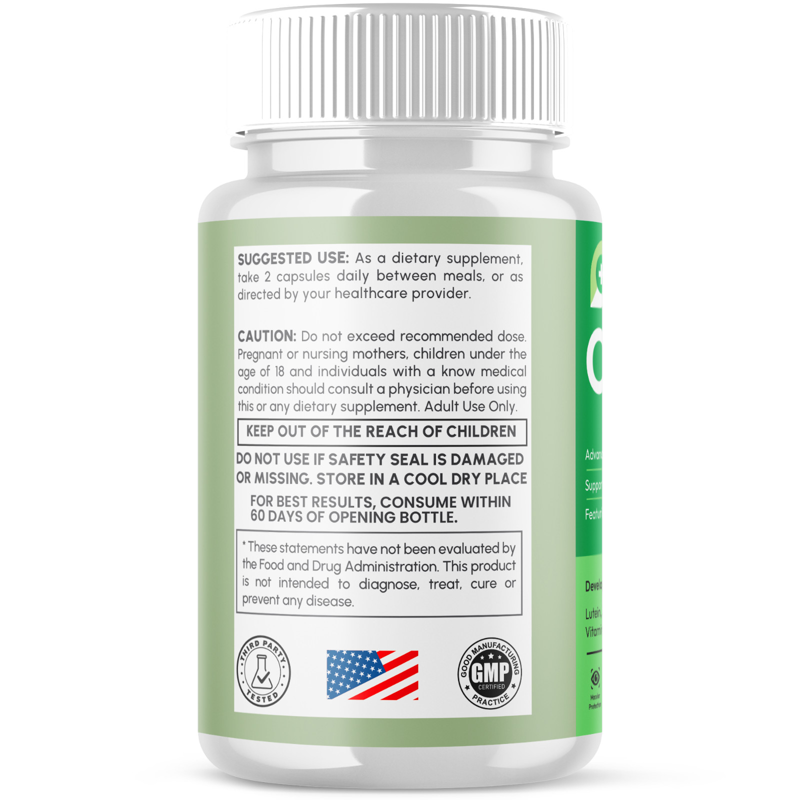 (3 Pack) Opti Vite+ Support Healthy Eye Vision & Function OptiVite+ 180 Capsules