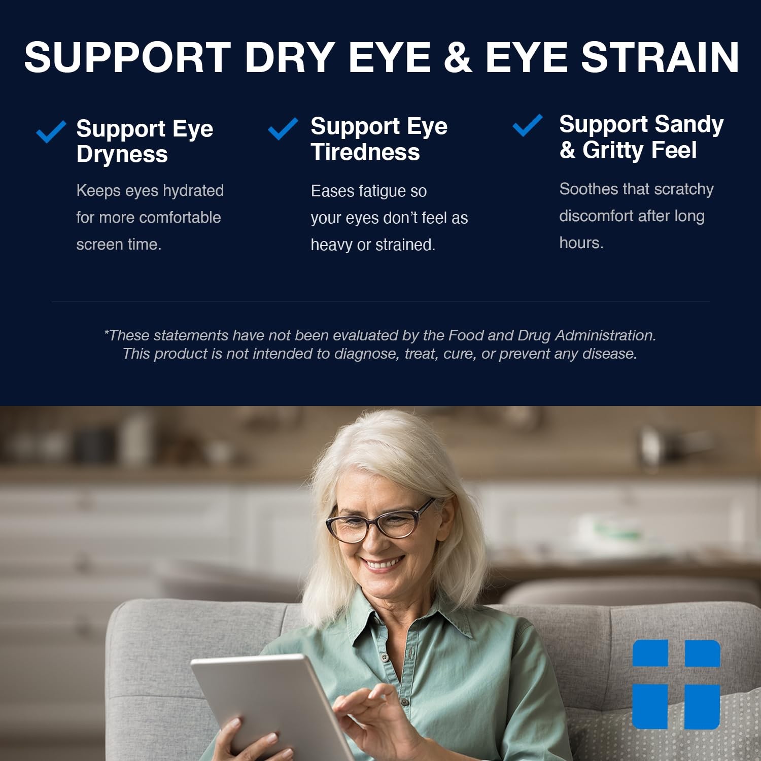 Opti + AREDS 2 Supplements | Vision Eye Health Supplements for Adults | Incl…
