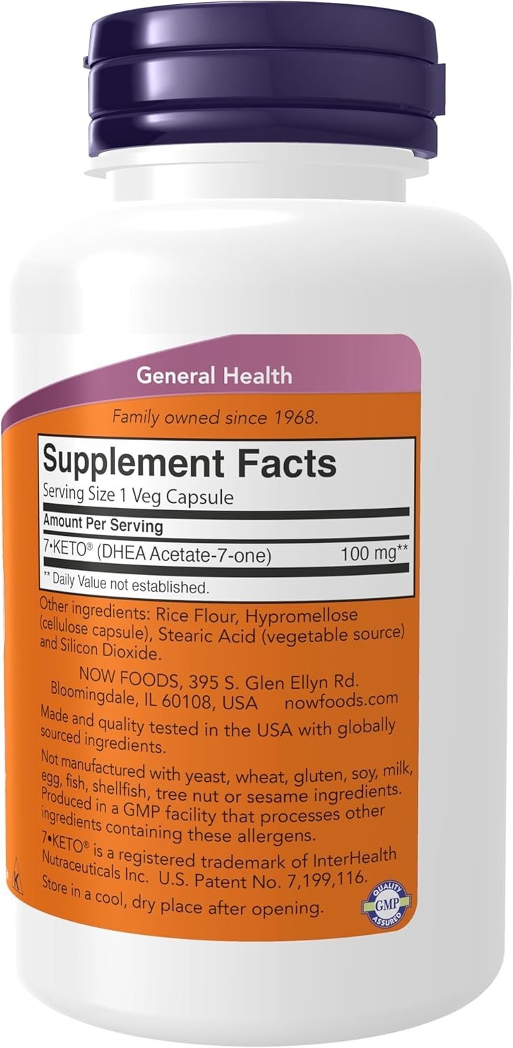 Now 7-Keto (100mg) 120 vcaps pack of 4
