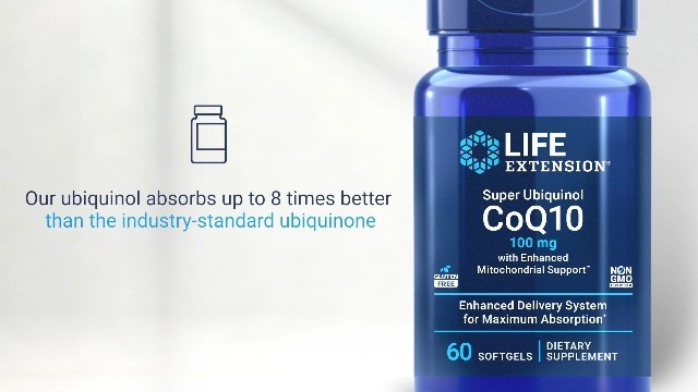 CoQ10 Ubiquinol 100mg – Enhanced Mitochondrial Support, Heart Health, Energy Boo