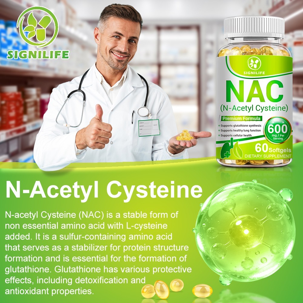 N-Acetyl Cysteine 600mg NAC Capsules Immune Support | Antioxidant | Lung Health