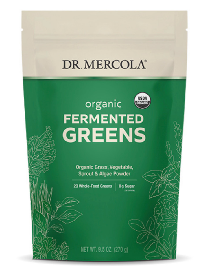 Dr Mercola Organic Fermented Greens Powder 9oz