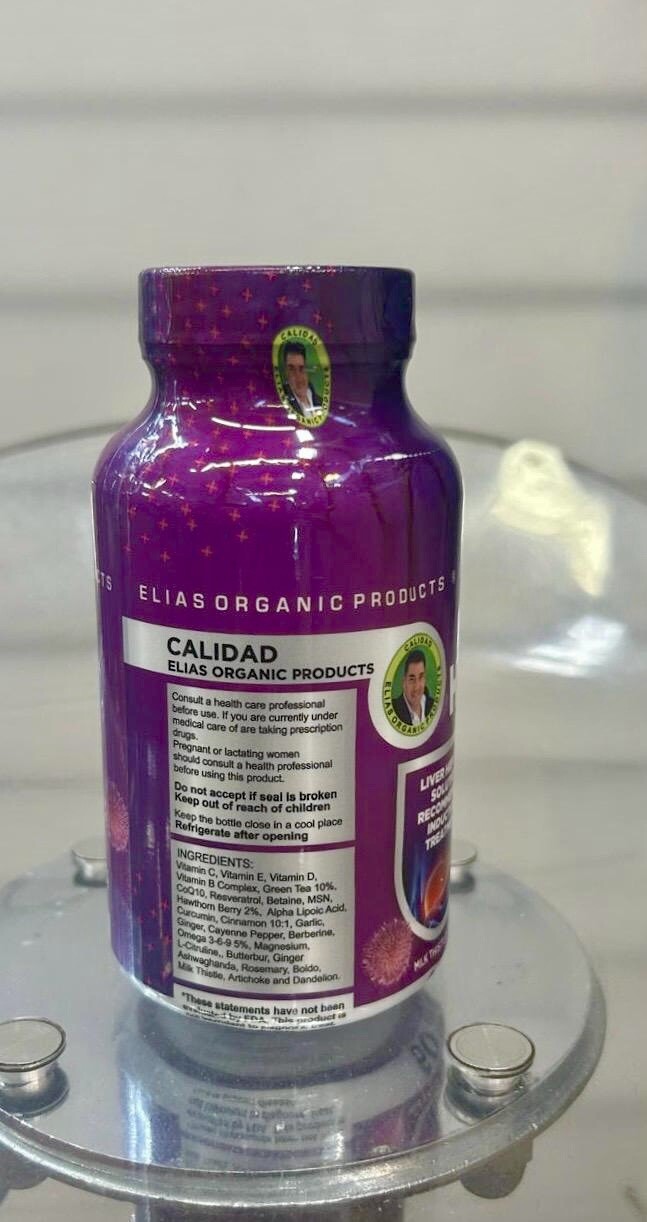 Elias Organic HIGADO GRASO 750mg 60 Tab Detox
