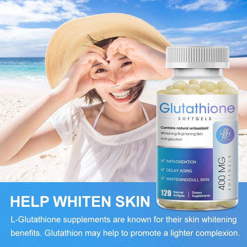 3×120 Pills L-Glutathione Capsules 1000MG Natural Anti-Aging Skin Whitening Caps