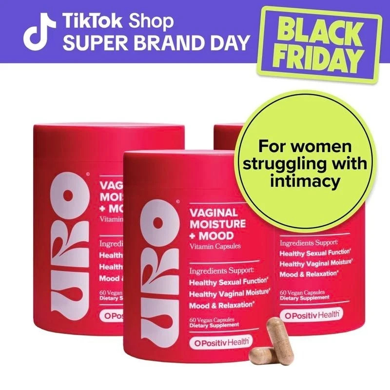 URO – Vaginal Moisture & Mood Capsule (3 Pack) by O Positiv