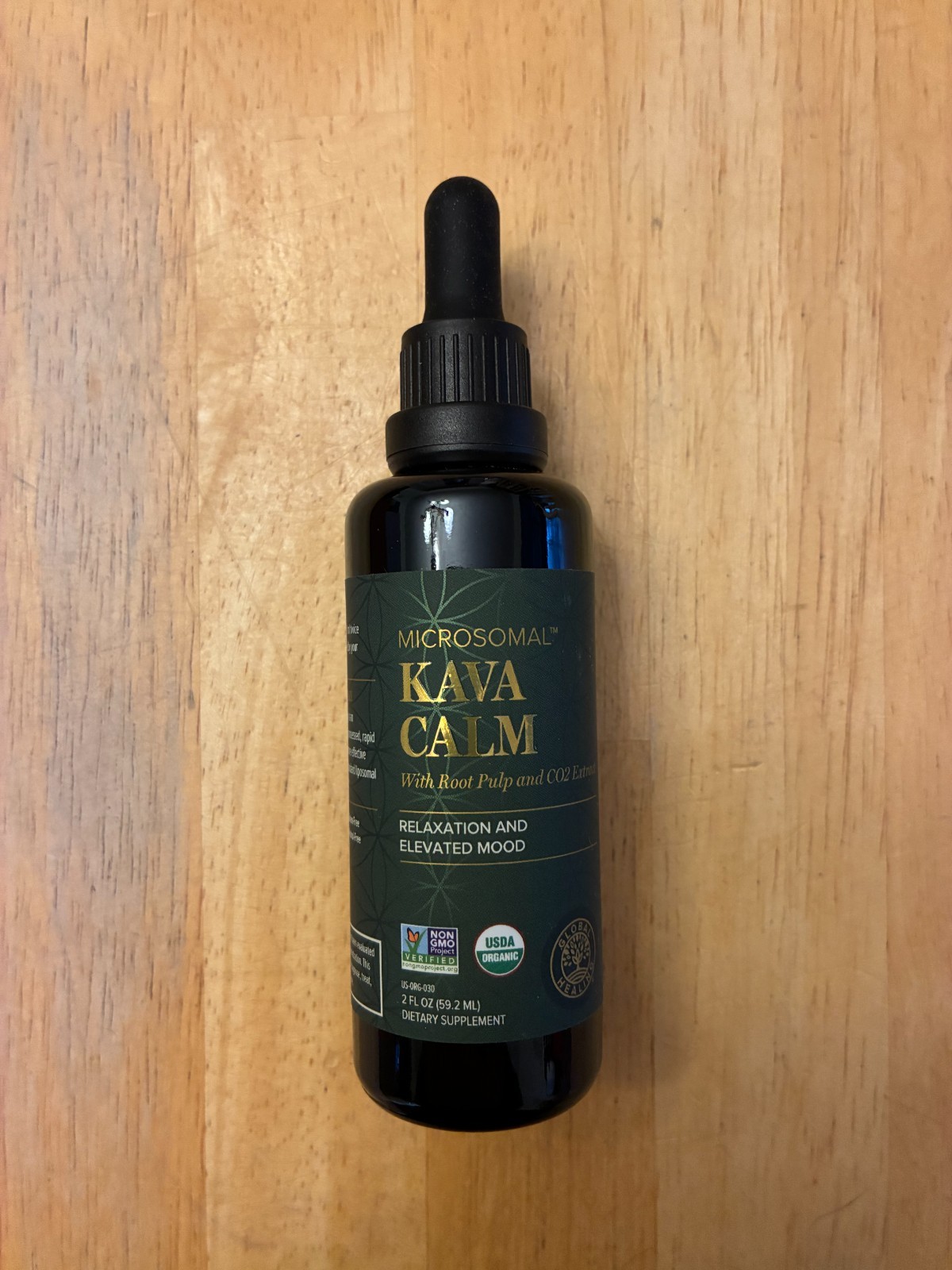 Global Healing Center Organic Calm – MicroSomal Tech, Pure Drops Mood 2oz