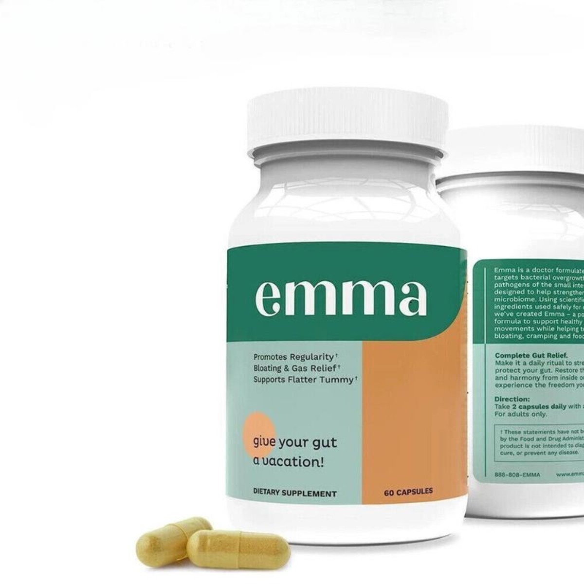 Emma Gut Health Supplement , for Bloating & Gas Relief Supports a Healthier Gut