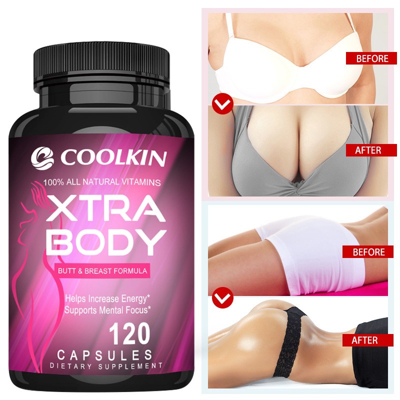 120pcs Xtra Body – Pueraria Mirifica – Butt Breast Enlargement, Estrogen Balance