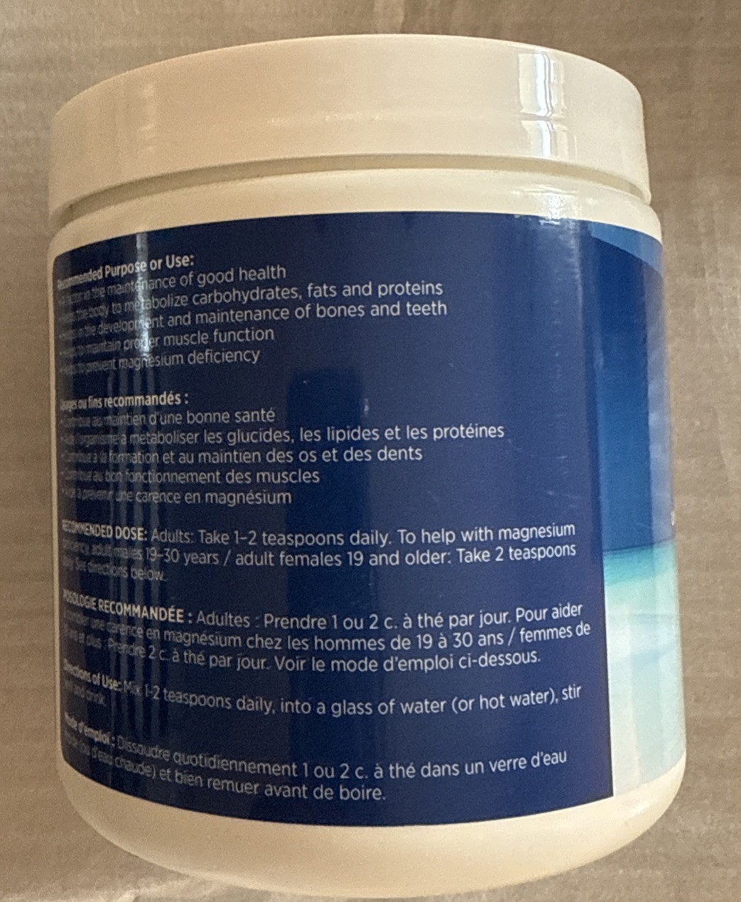 Natural Calm Magnesium Powder Supplements 8 oz, Unflavored, Exp. 08‑2027 New