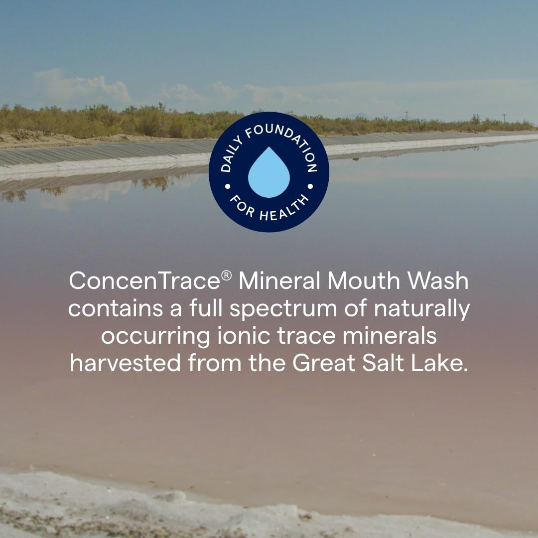 Trace Minerals ConcenTrace Mineral Mouth Rinse – 10 Fl Oz (Pack of 1)