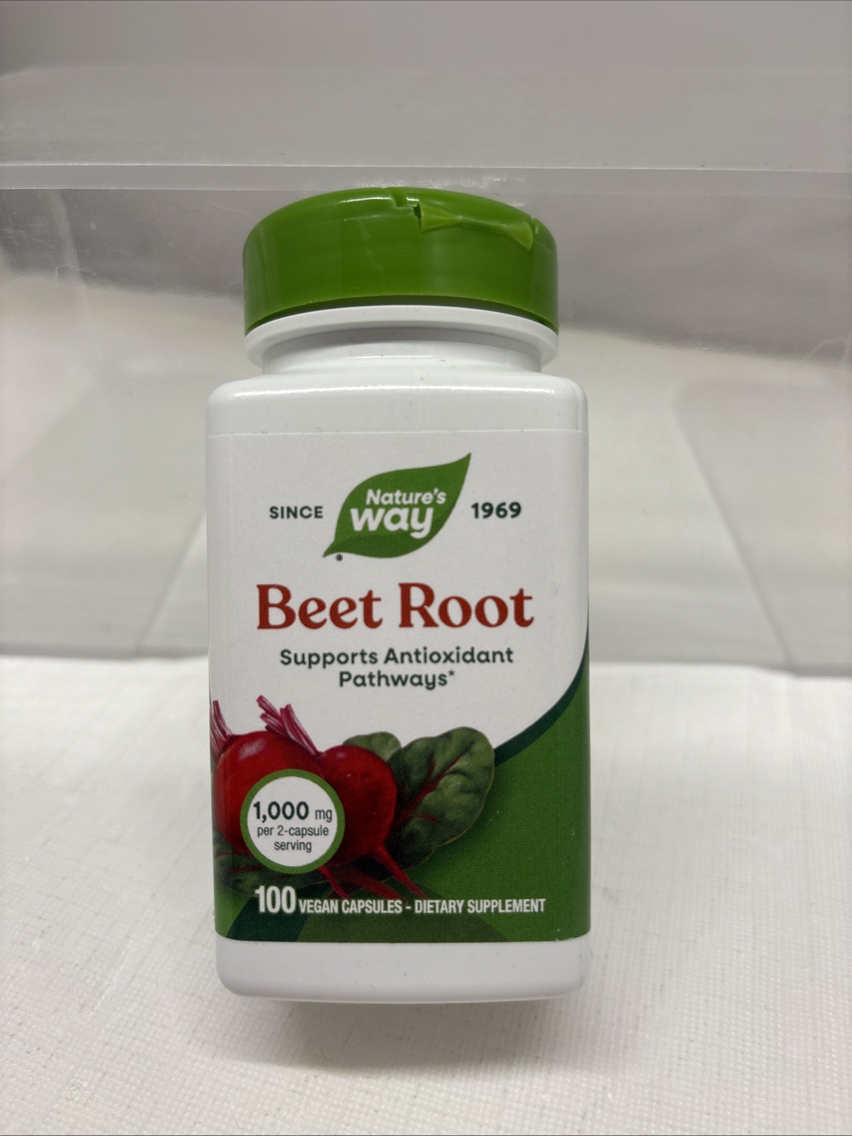 NATURE’S WAY – Beet Root – 100 Vegan Capsules – EXP. 8/30 (B84