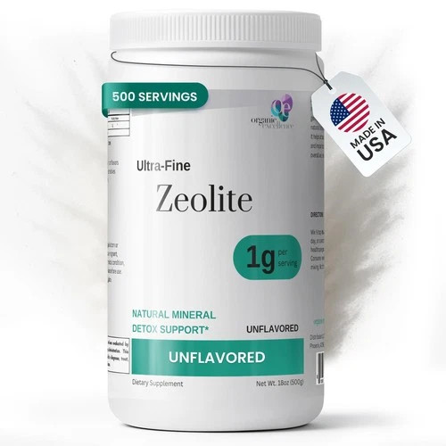 Organic Excellence Zeolite Clinoptilolite Powder – Pure Micronized Mineral Su…