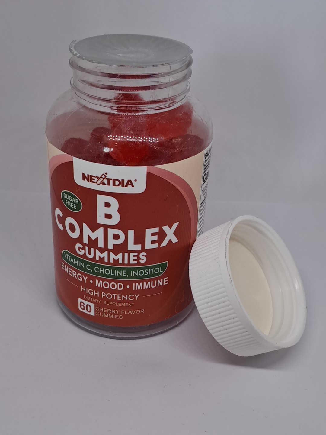 Nextdia B Complex Gummies 60ct Exp 11/2026