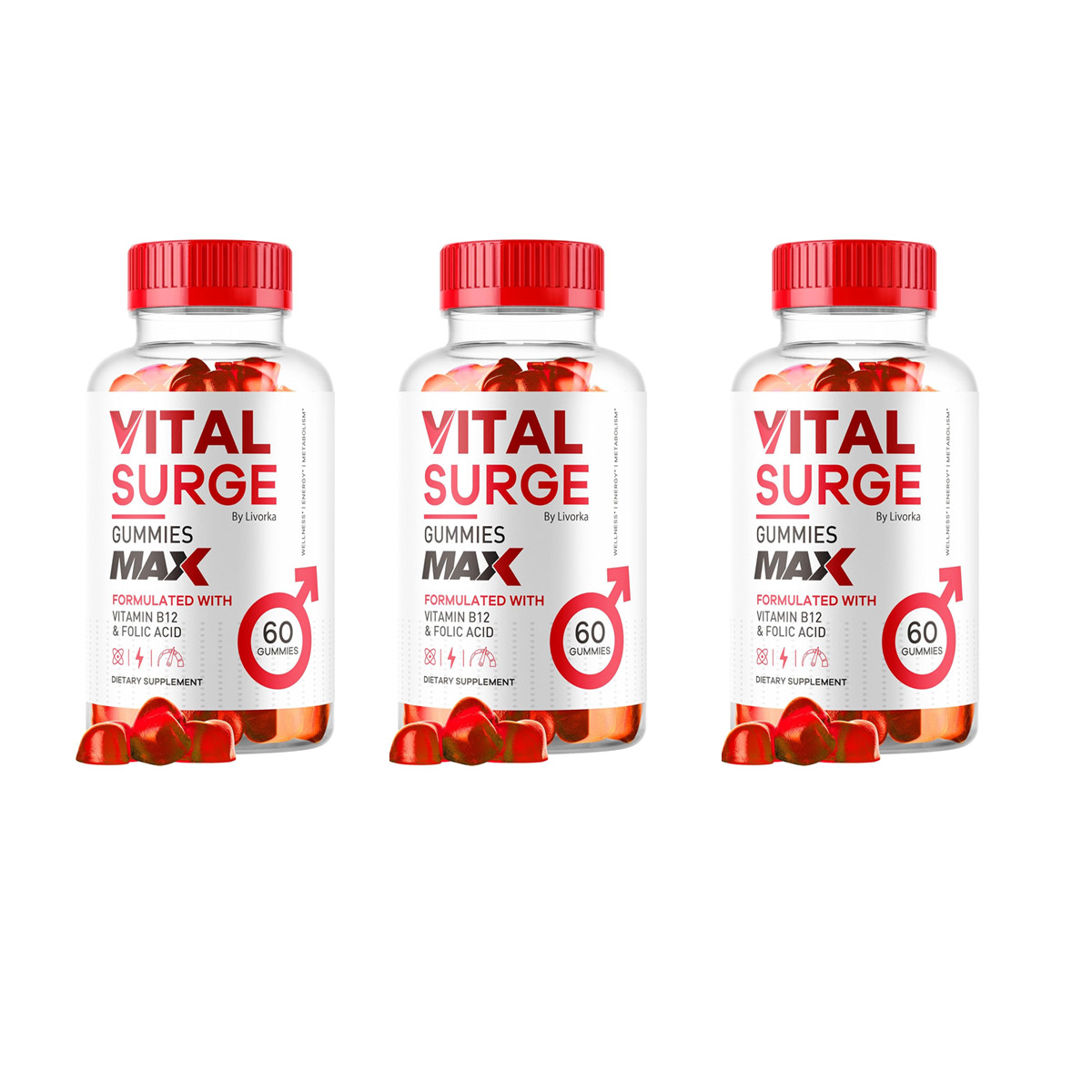 Vital Surge Male Mummy Maximum potency Life Surge Advanced Formula 60 pieces-