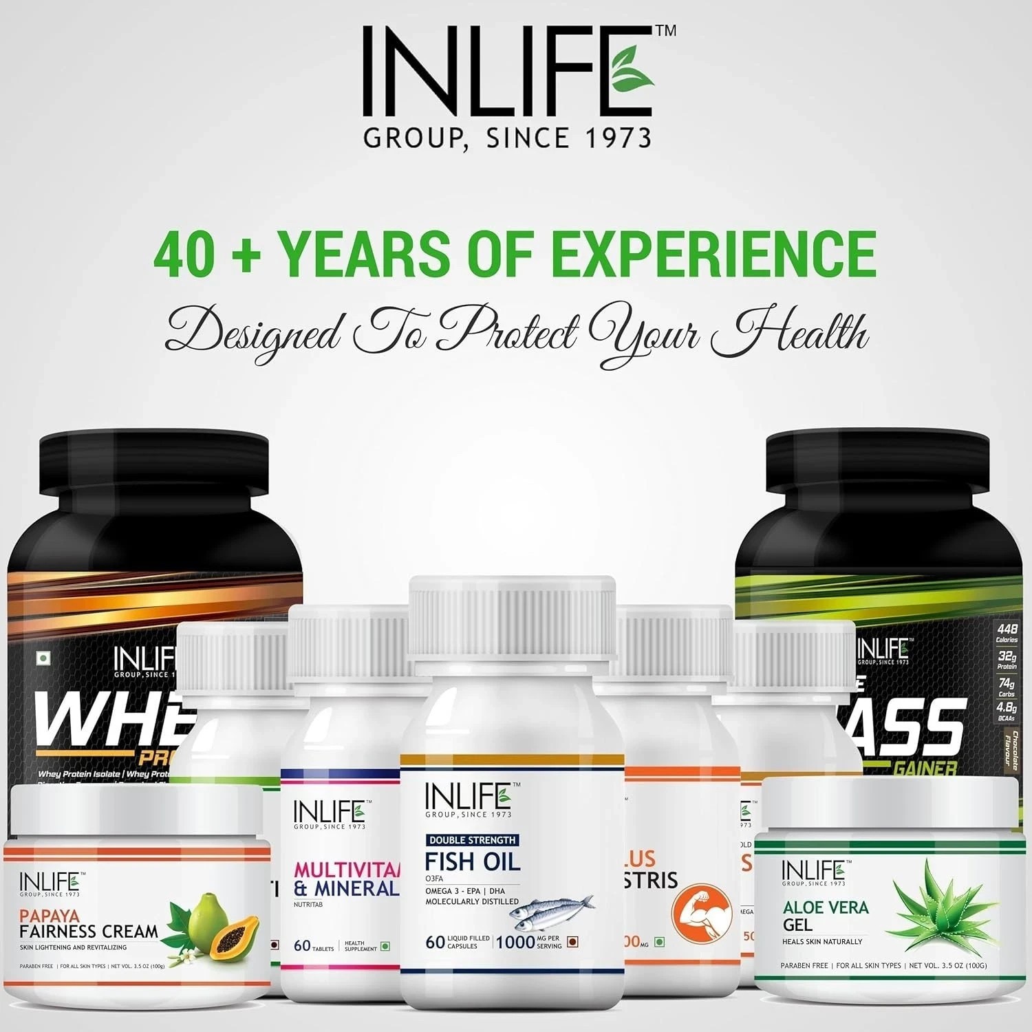 INLIFE Safed Musli Capsules 500mg | Natural Supplement for Strength, Stamina 60N