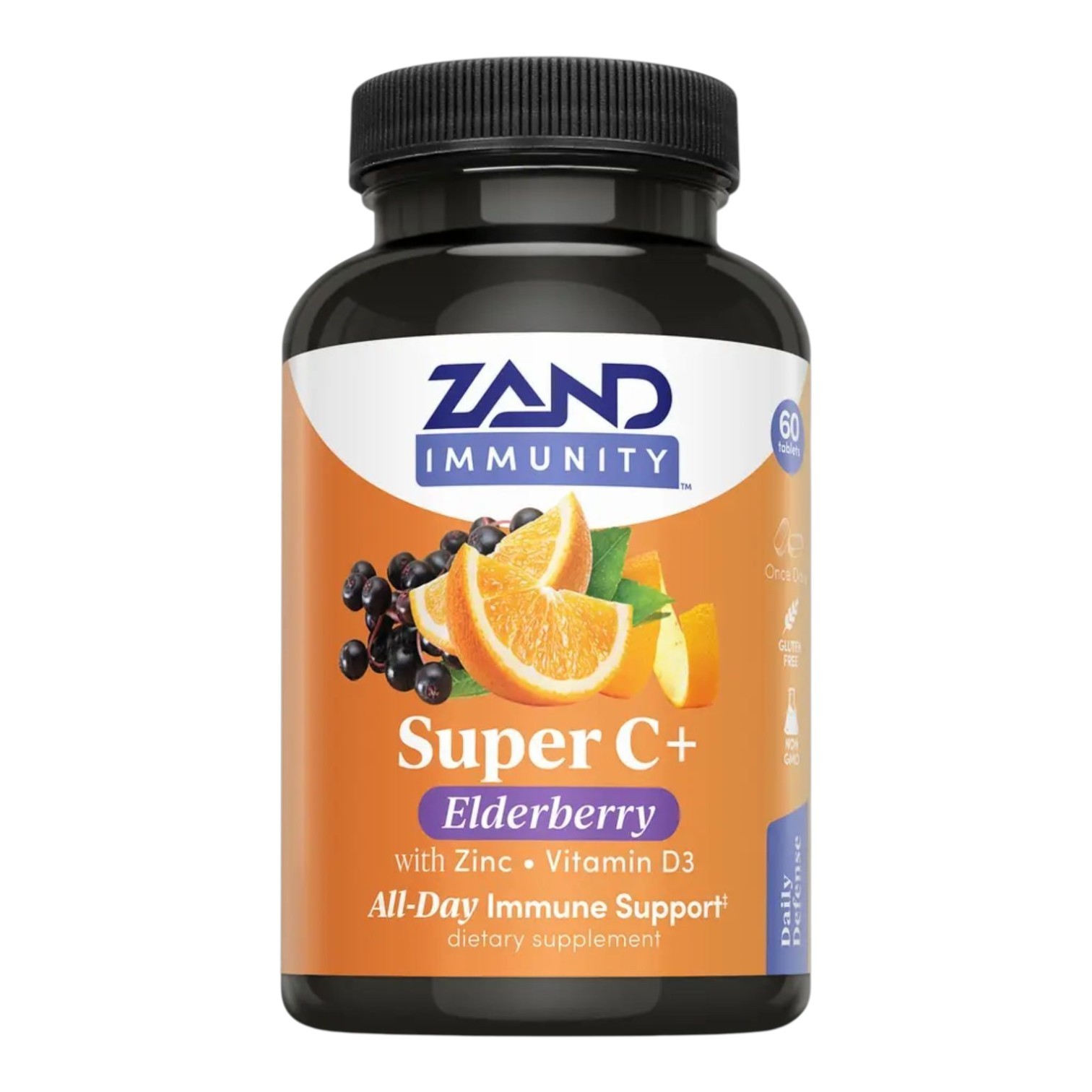 Super C+ Elederberry Tablets 60 Count Zand