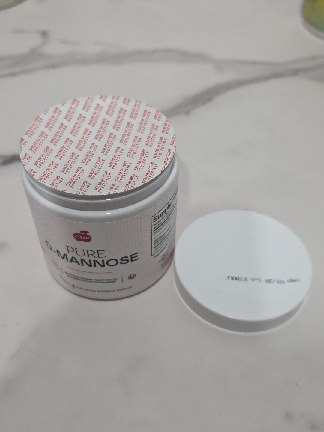 Pure D-Mannose Powder Supplement – D-Mannose 4oz ( 113g ) About 60 Servings for