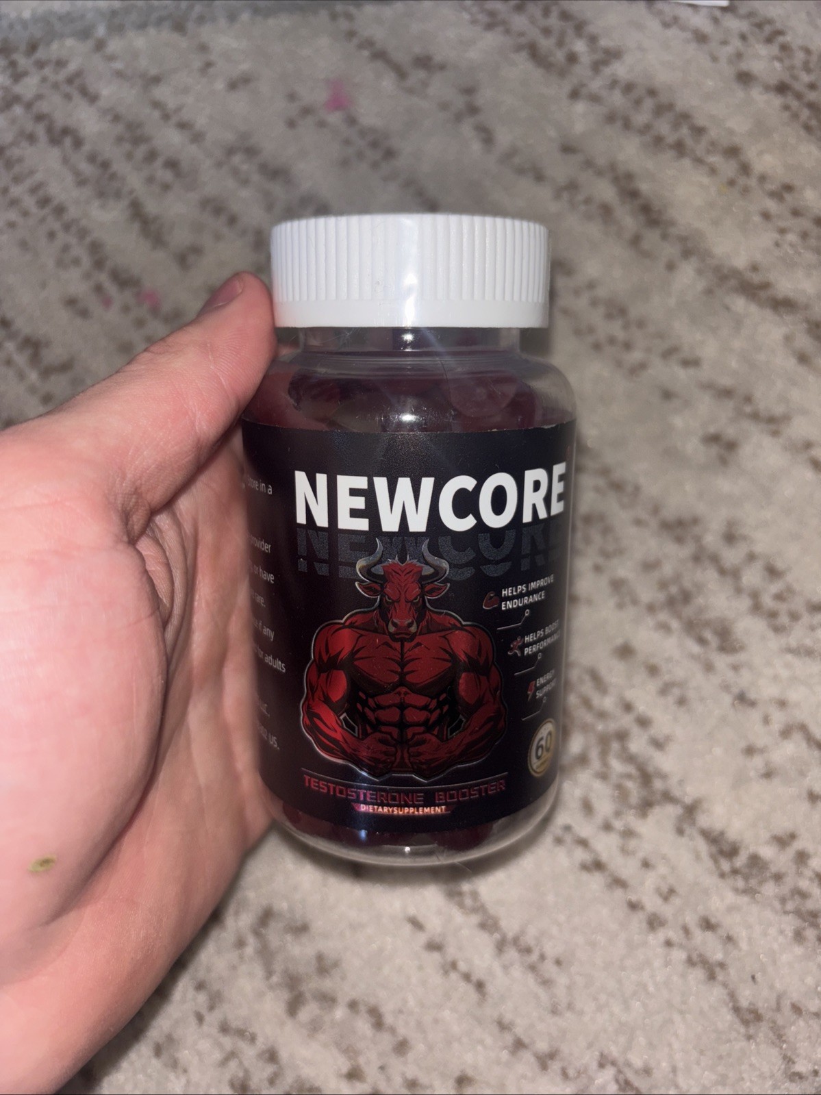 newcore testosterone booster gummies