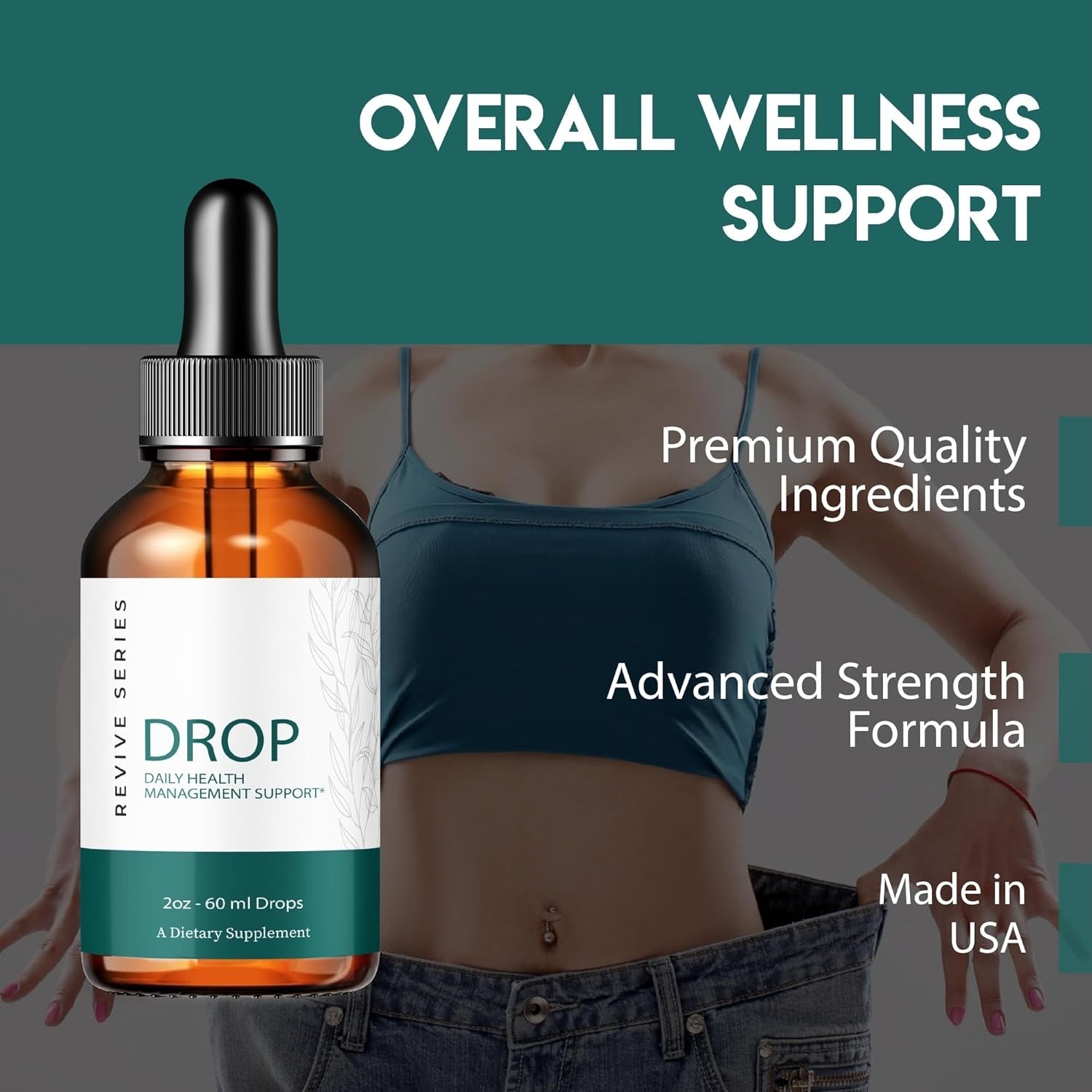 (5 Pack) Drop The Pounds Weight Loss Drops Oral Drops Dietary Supplement (10 oz)
