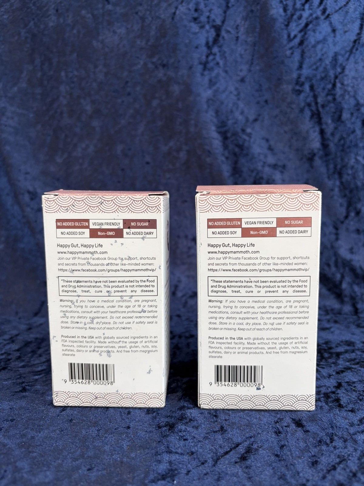Happy Mammoth Hormone Harmony Exp 6/2027 & 12/2026 2 Bottles 72 Capsules New!