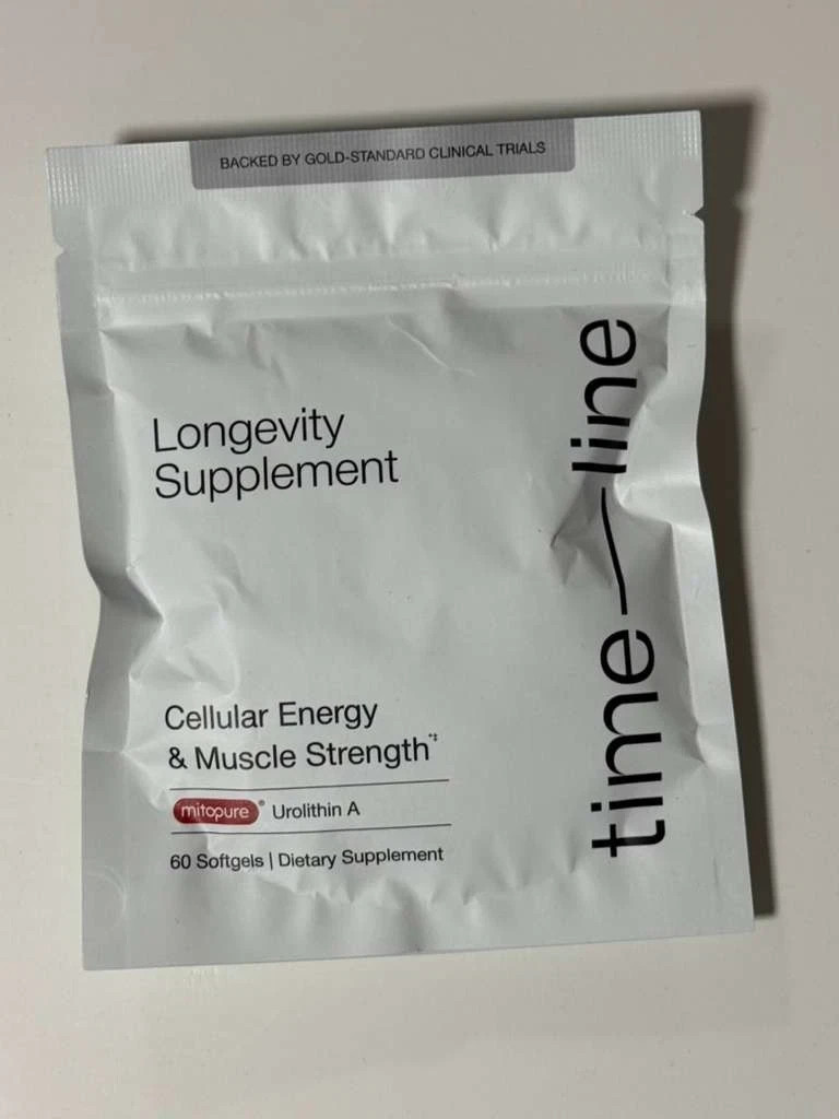 Timeline Mitopure 60 Softgels Urolithin A Longevity Cellular Health Support
