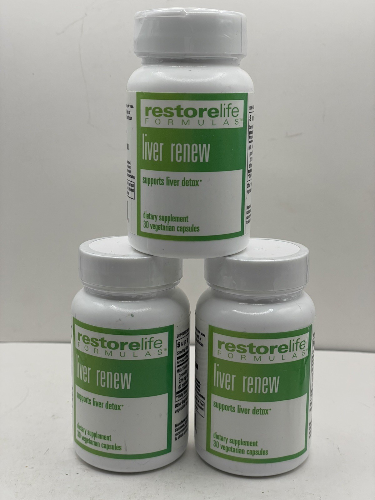 3x SUZANNE SOMERS Liver Renew 30 Capsules Each Exp. 10/2025 New Sealed Lot of 3