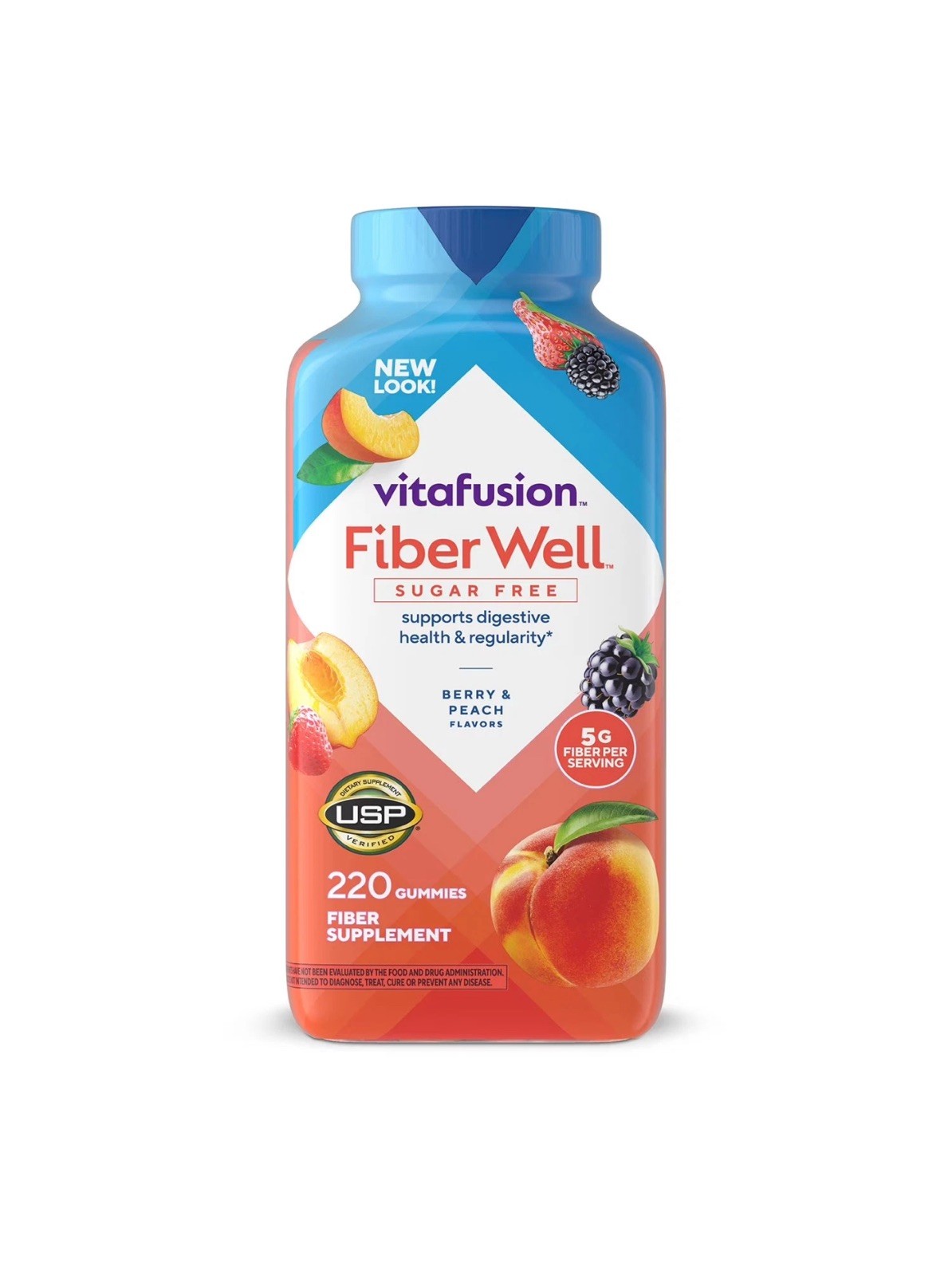 1 Pack Vitafusion Fiber Well Gummies (220 Ct.)