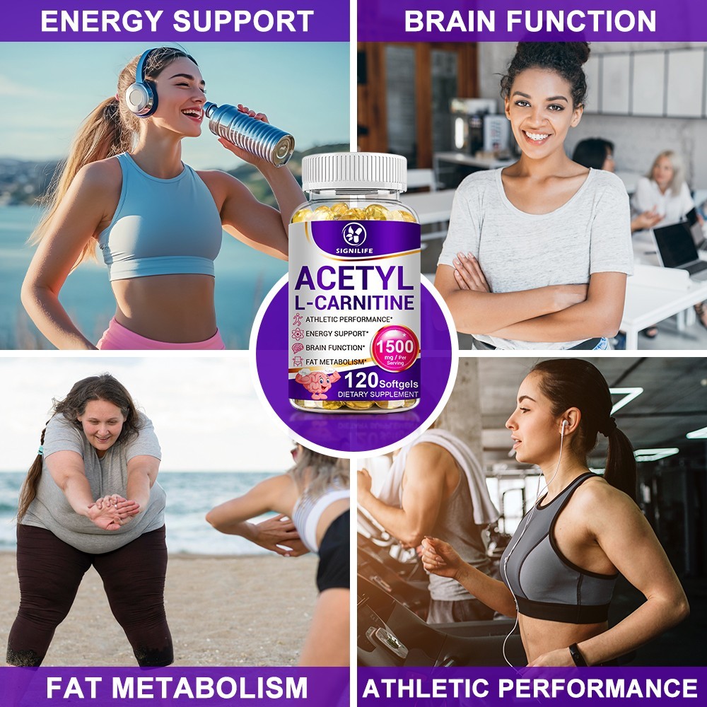 ACETYL L-CARNITINE TABLETS Nervous System Health Antioxidant 120 CAPSULES-