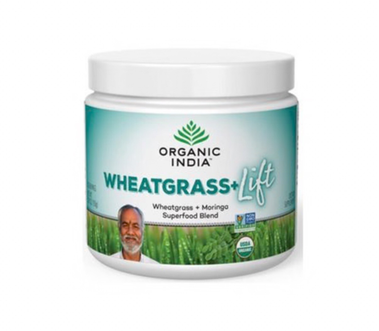 Organic India Wheatgrass+ Lift Superfood Blend Moringa 5.29 oz Supplement New