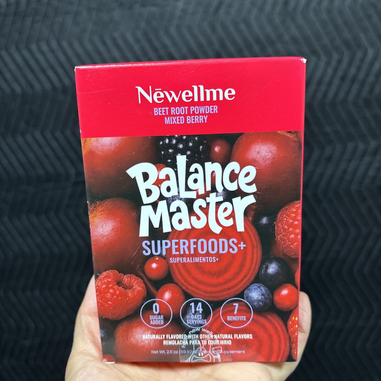 Newellme Balance Master Superfoods+ Beet Root Powder Mixed Berry 14ct – NEW