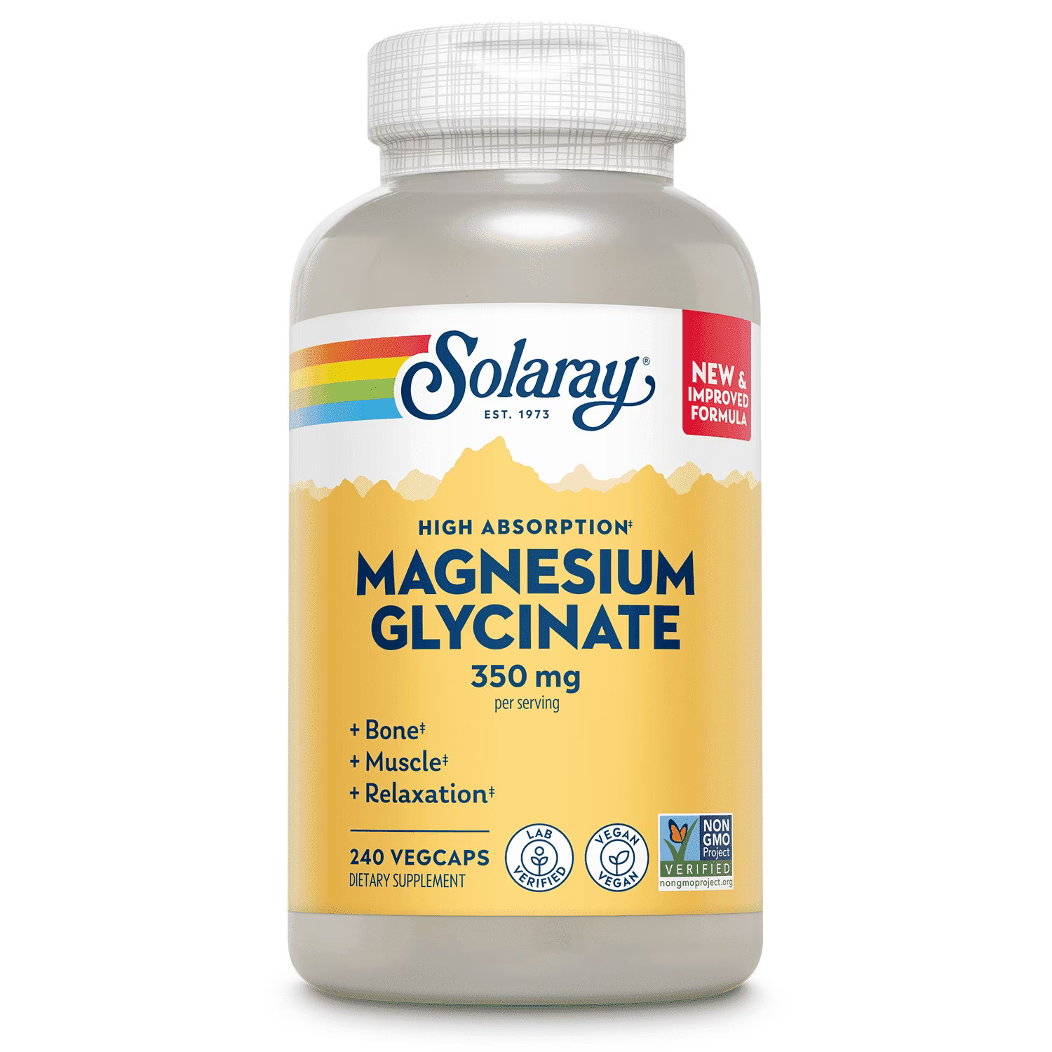 Magnesium Glycinate with BioPerine 240 VegCaps 60 Servings