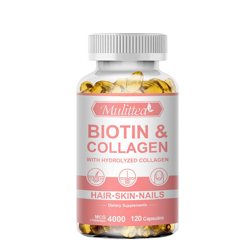Collagen Vitamin Capsules-Skin,Hair,Nail Health Premium Collagen Supplement 120P