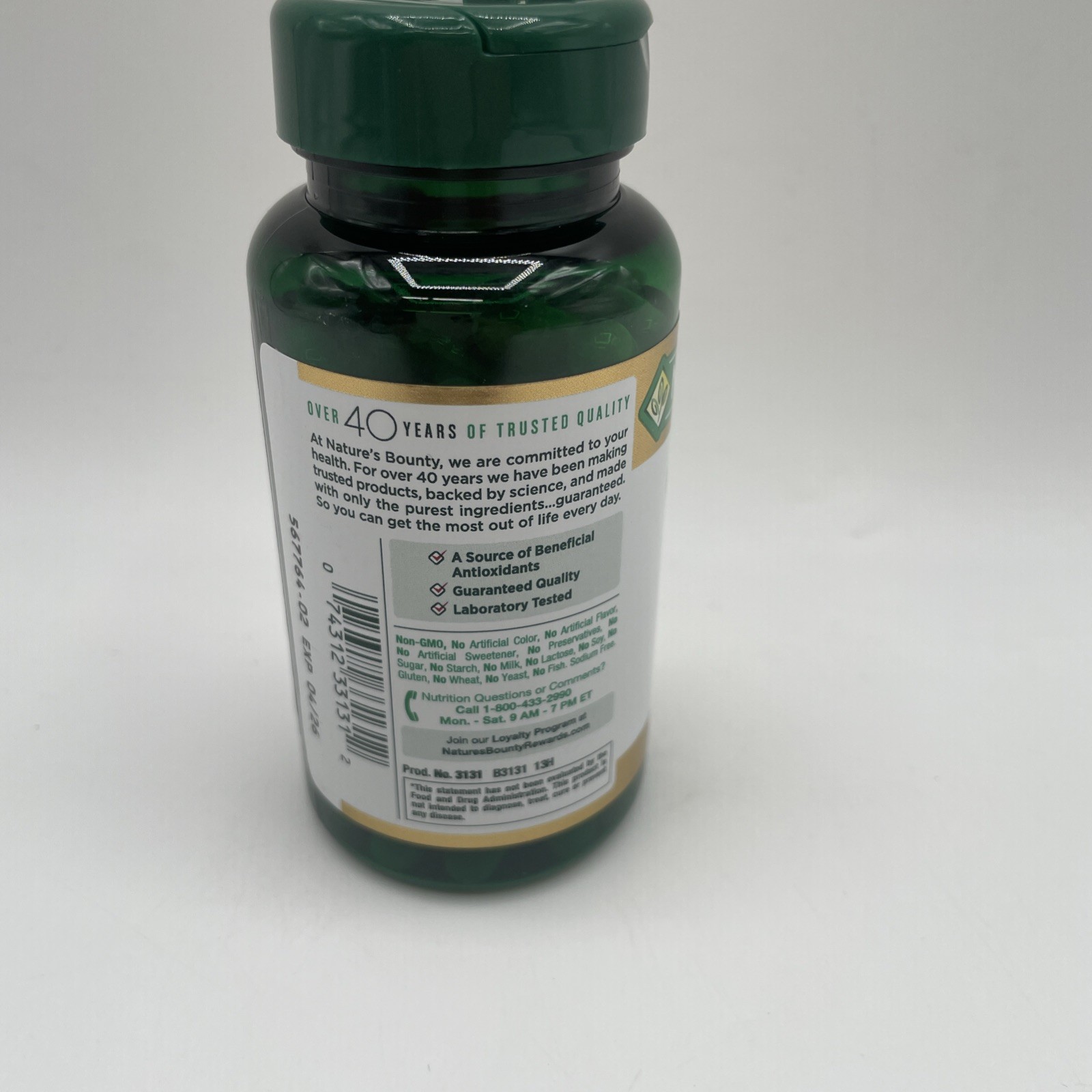 Natures Bounty Green Tea Extract Supplement 100 Count Antioxidant Support 3 Pack