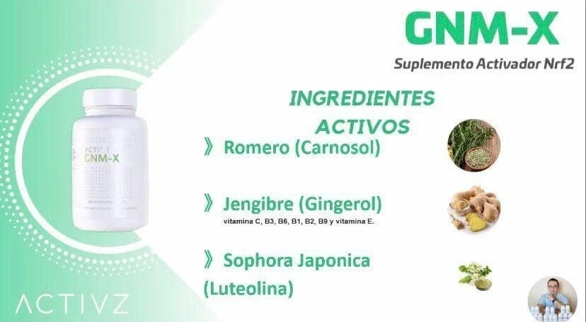 ACTIVZ GNM-X ( 30 CAPS ) GNMX Nrf2 Activating Supplement. FREE SAME DAY SHIPPING