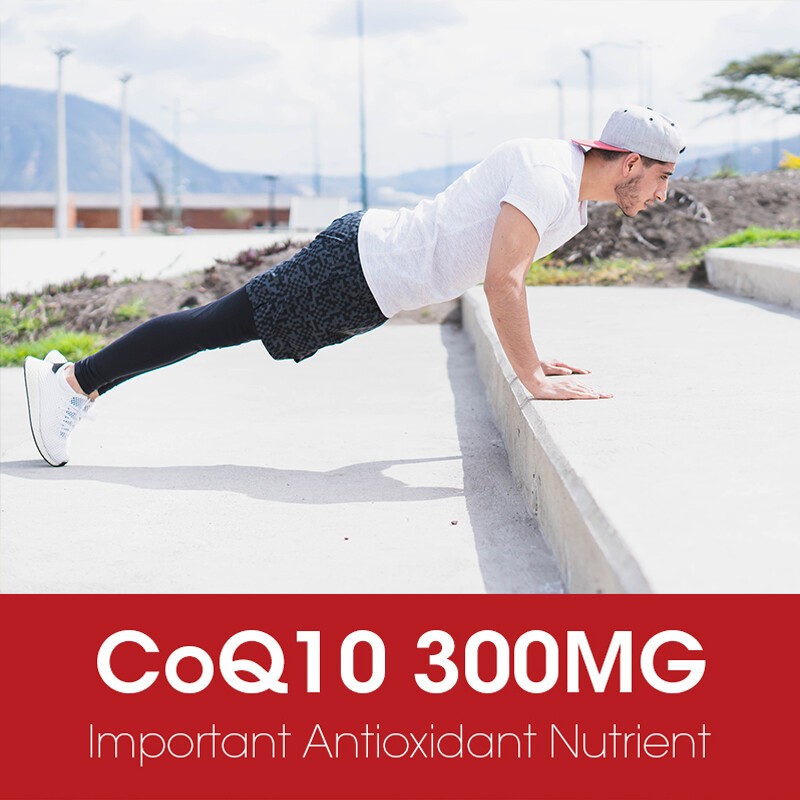 CoQ 10 Coenzyme Q10 300mg Cardiovascular Support For Heart Health 120*1/2/4 Caps