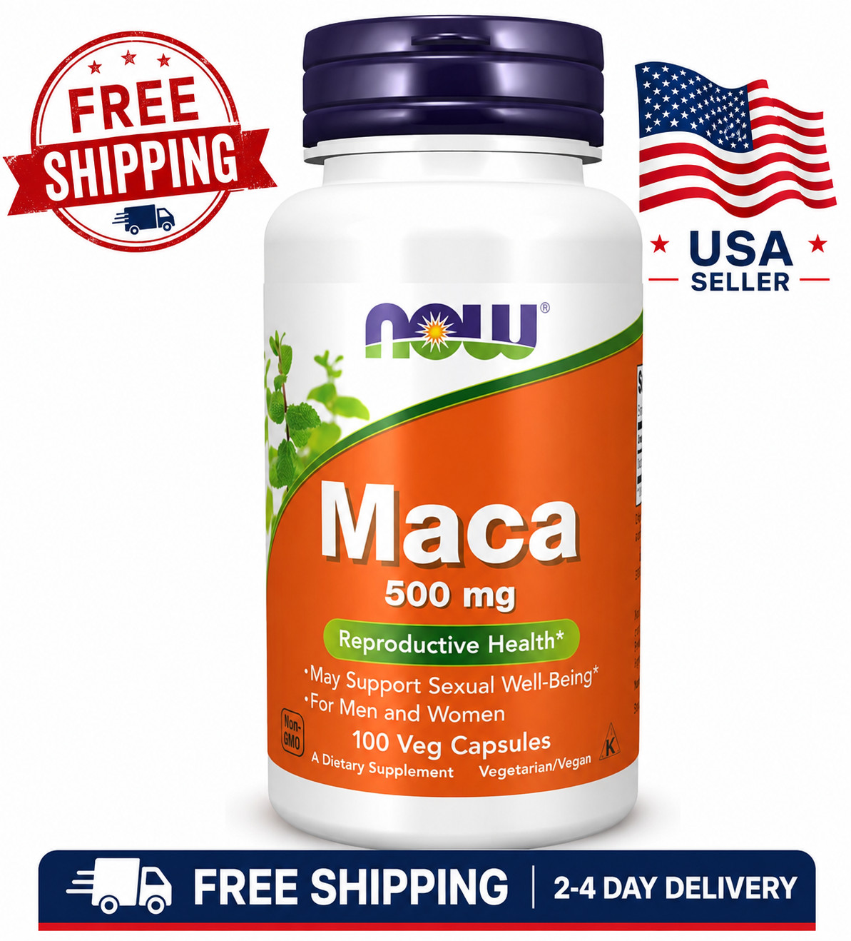Foods Supplements, Maca (Lepidium meyenii) 500 mg, For Men and Women, Reproduct