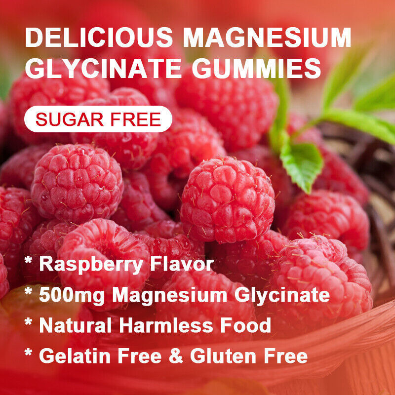 Catfit Glycine magnesium &Raspberry Gummy Vitamin D B6 Cognitive Function Calm