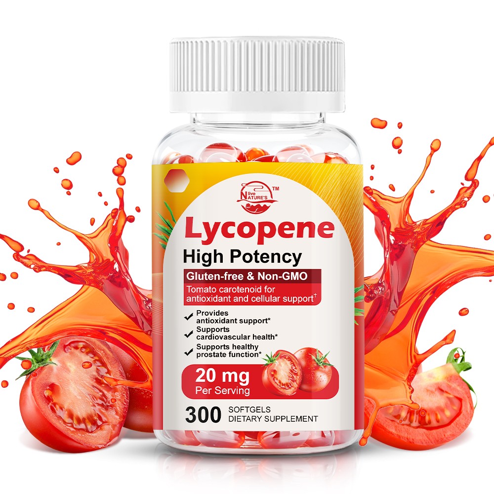 Lycopene Capsules 20mg – Prostate Health, Antioxidant Support & Heart Health