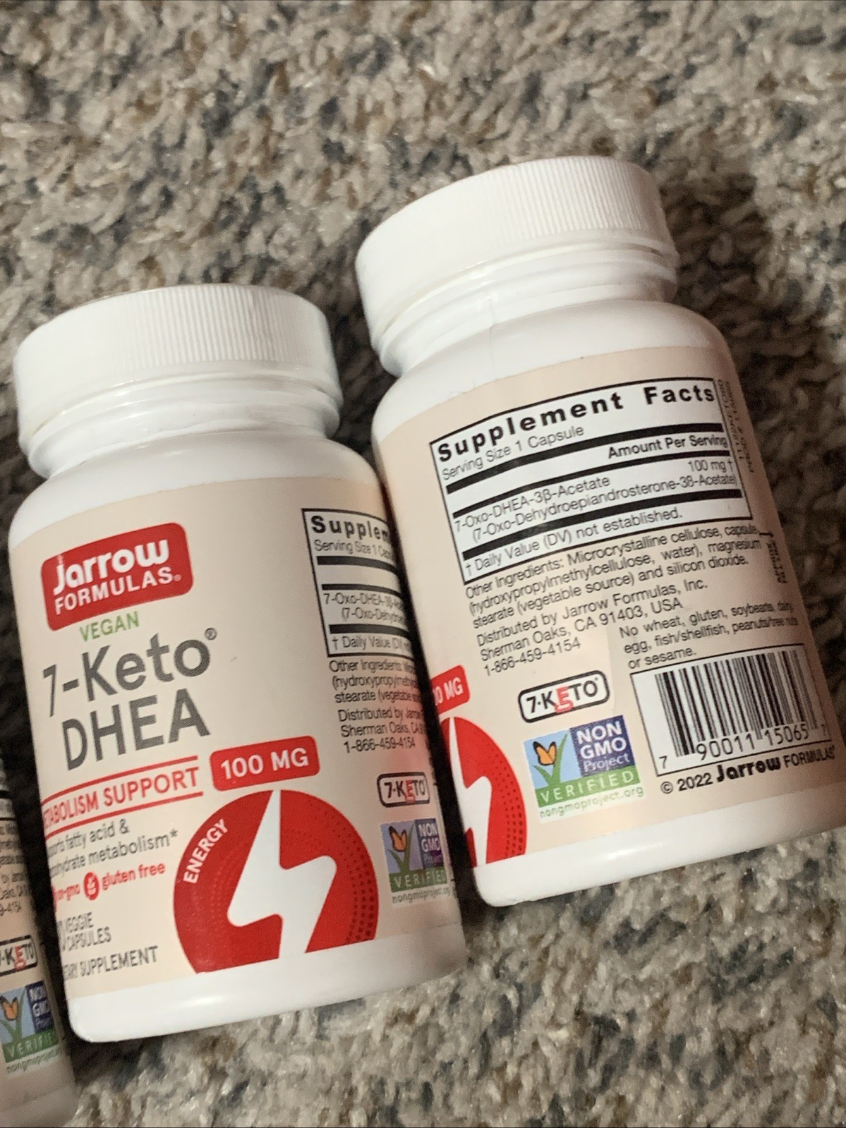 Lot Of 4 Jarrow Formulas Vegan 7-Keto DHEA, 100 mg, 90 Veggie Capsules Exp. 8/26
