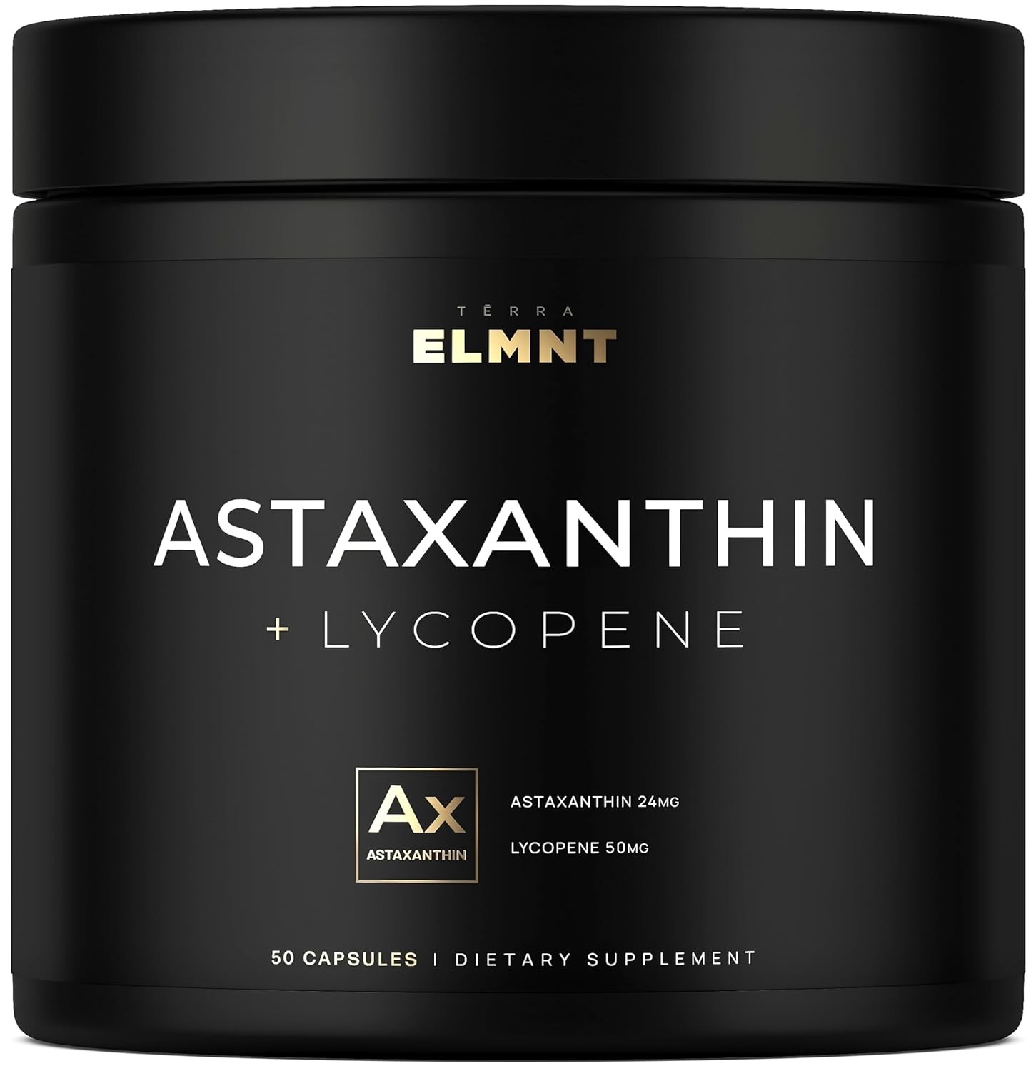 Astaxanthin 24mg + Lycopene 50mg Clinical Strength Carotenoids Skin Supplement w