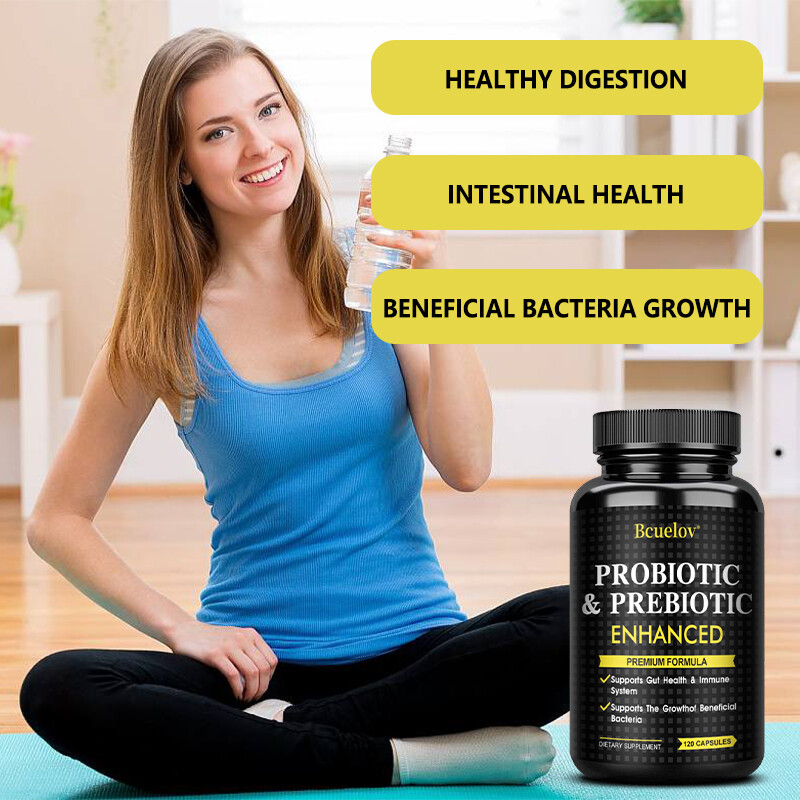 Prebiotic & Probiotics Gas, Constipation & Bloating Relief,Supports Gut Health