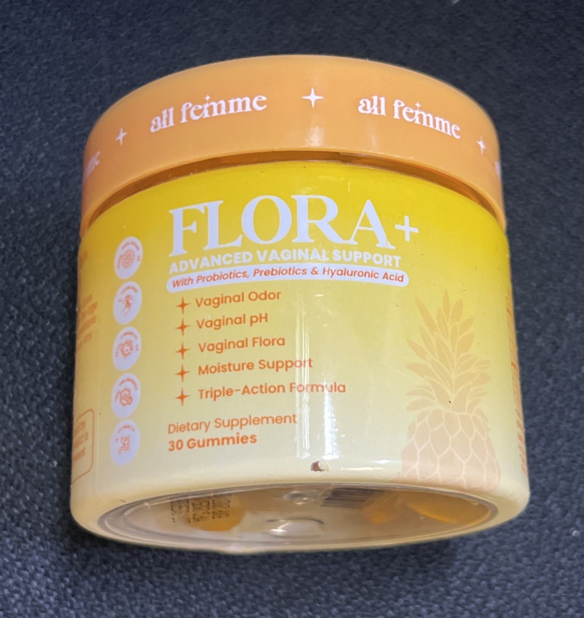 Flora Plus Gummies, Advanced Vaginal Support, Vaginal Health Gummies, Ph Balance